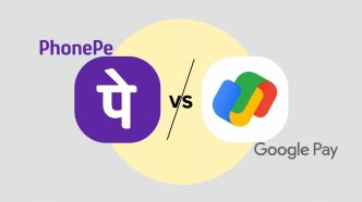 PhonePe vs Google Pay logo comparison.