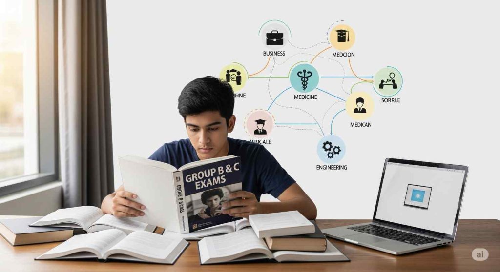 Detailed overview of Group B & C exams, including exam structure, eligibility criteria, and preparation tips for aspiring candidates.