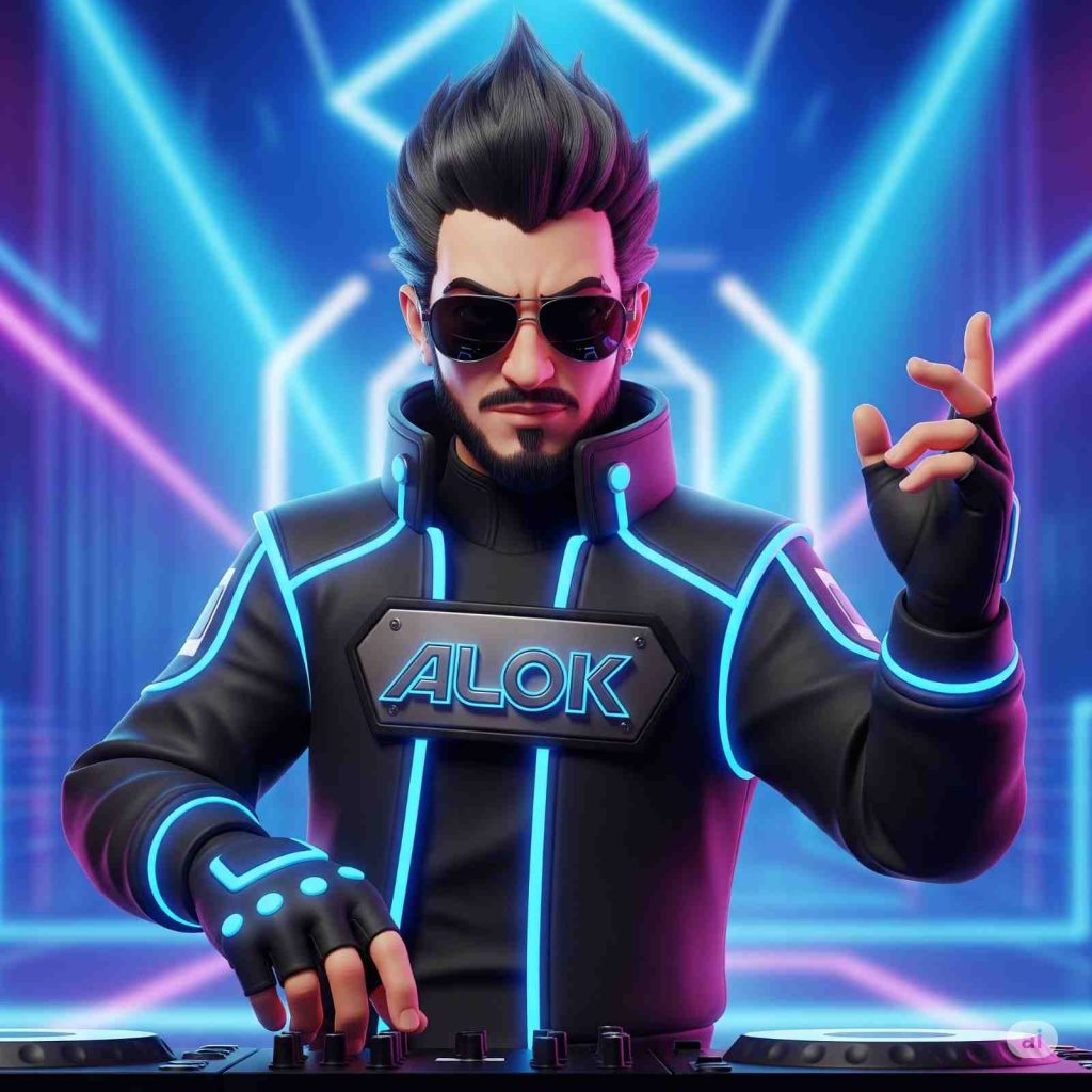 DJ Alok official character portrait