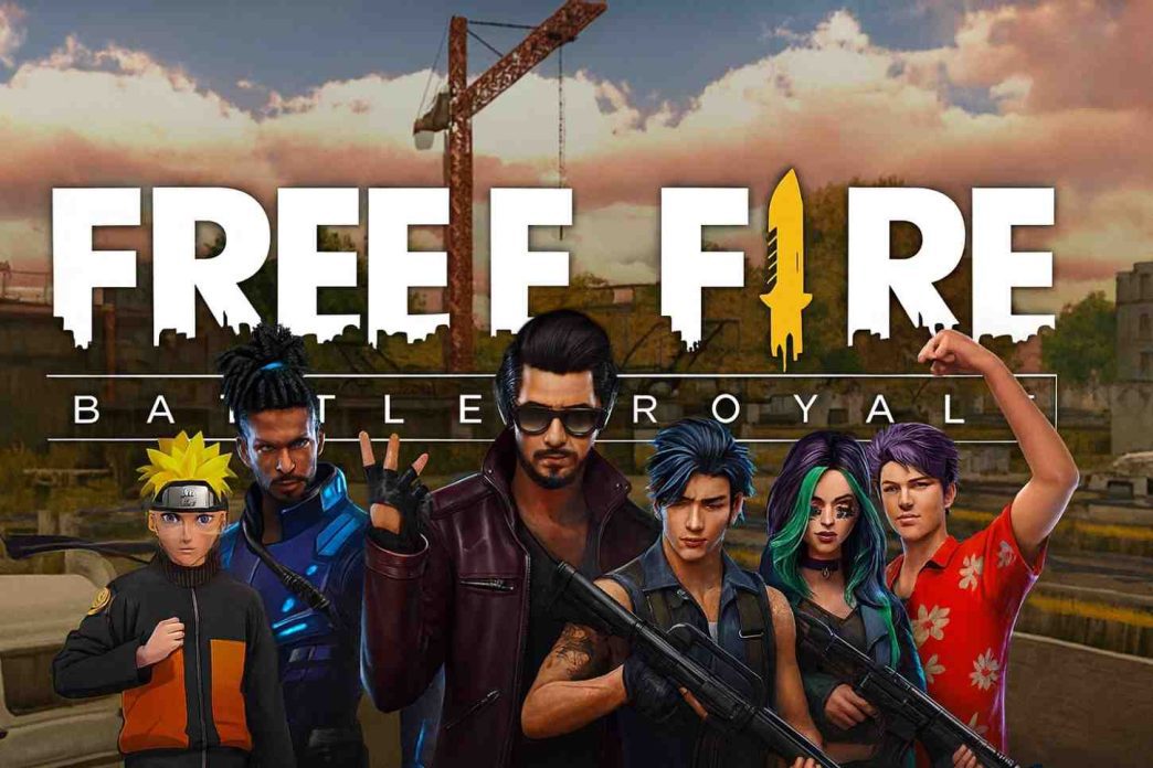 Free Fire Battle Royale Game being played by Indian gamers on mobile devices