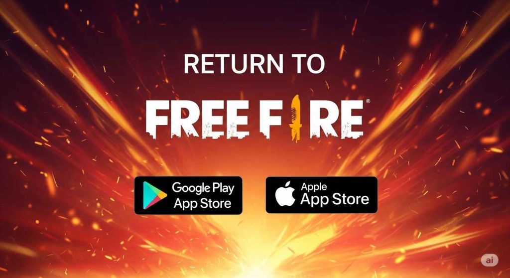 Expected return of the game to app stores after Free Fire Unban Date in India
