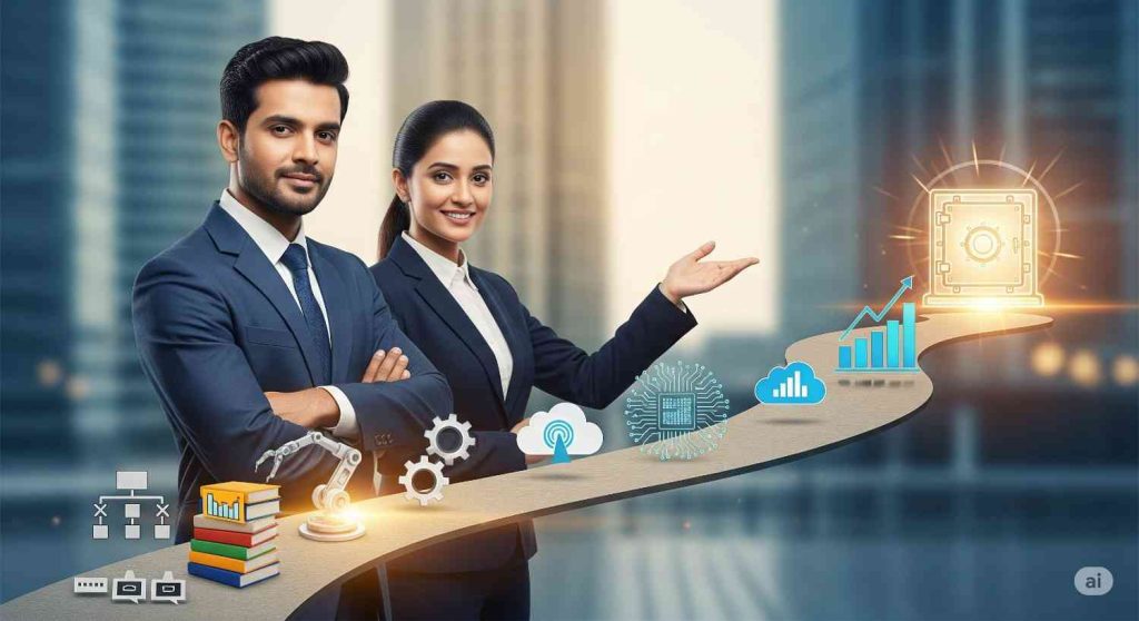 How to develop banking automation expert skills: A guide to learning RPA, AI, machine learning, and data analytics in banking automation.