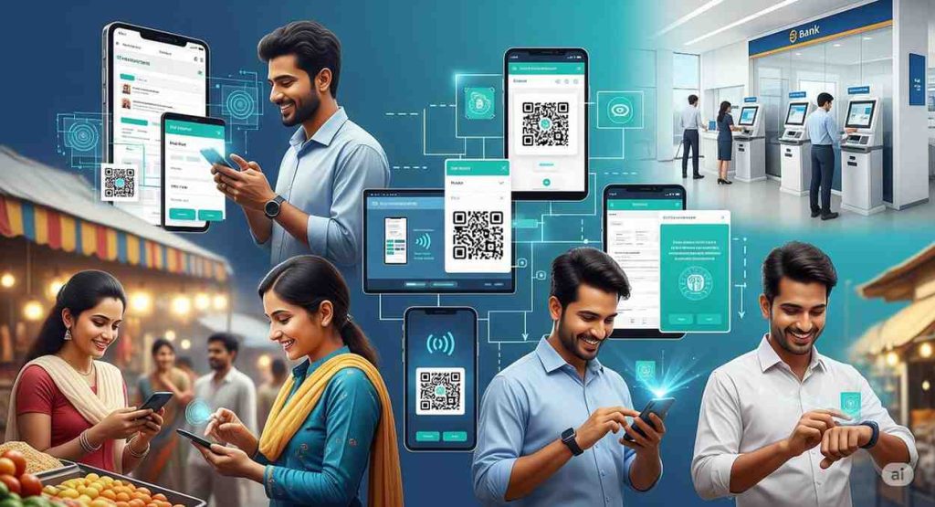 Instant payments through mobile apps as part of modern banking solutions in 2025.