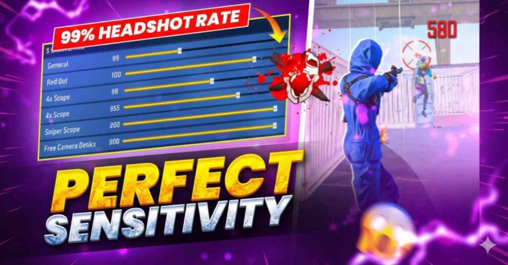 Sensitivity for Different Devices – Best Free Fire Sensitivity Settings for low-end, mid-range, and high-end phones.
