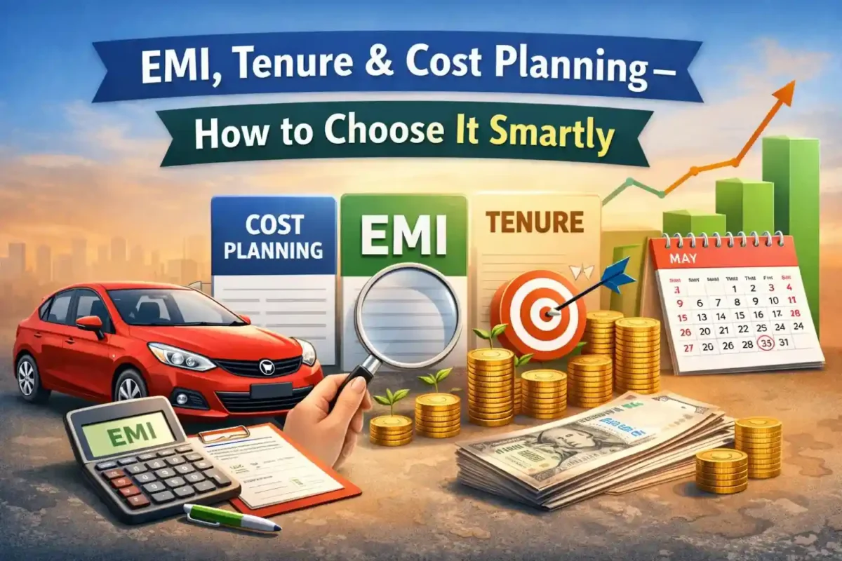 EMI, tenure and cost planning explained under Vehicle Loans in India 2026 to choose the right repayment option smartly
