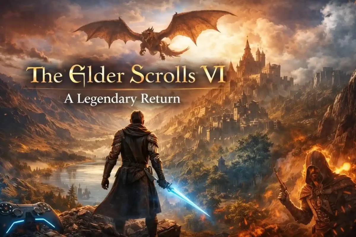 The Elder Scrolls VI featured image showcasing a legendary RPG among Upcoming Games 2026