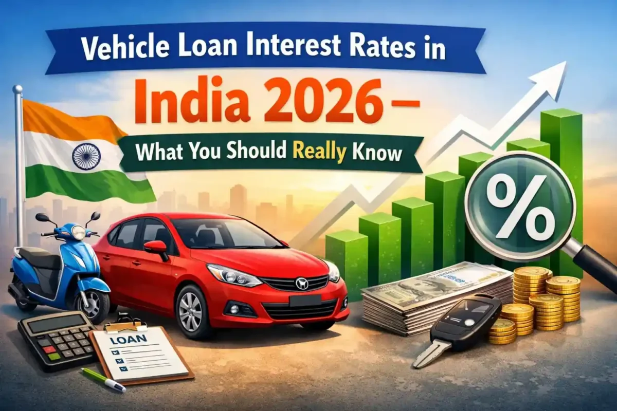 Vehicle Loan Interest Rates in India 2026 explained with EMI comparison and smart loan planning for car, bike and EV buyers