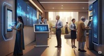 A visual guide to banking automation expert skills, showcasing tools like RPA, AI, and machine learning for automating financial processes.