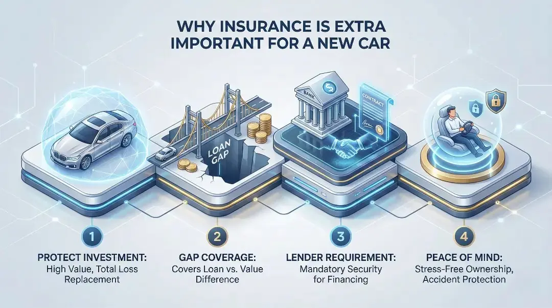 Why insurance is extra important for a new car to protect costly repairs and damage